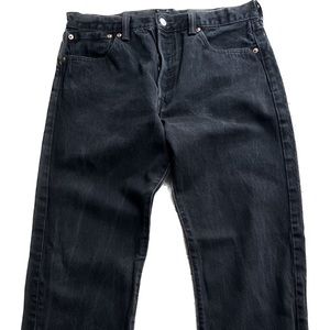 Levi 501 Black Jeans 33W almost new